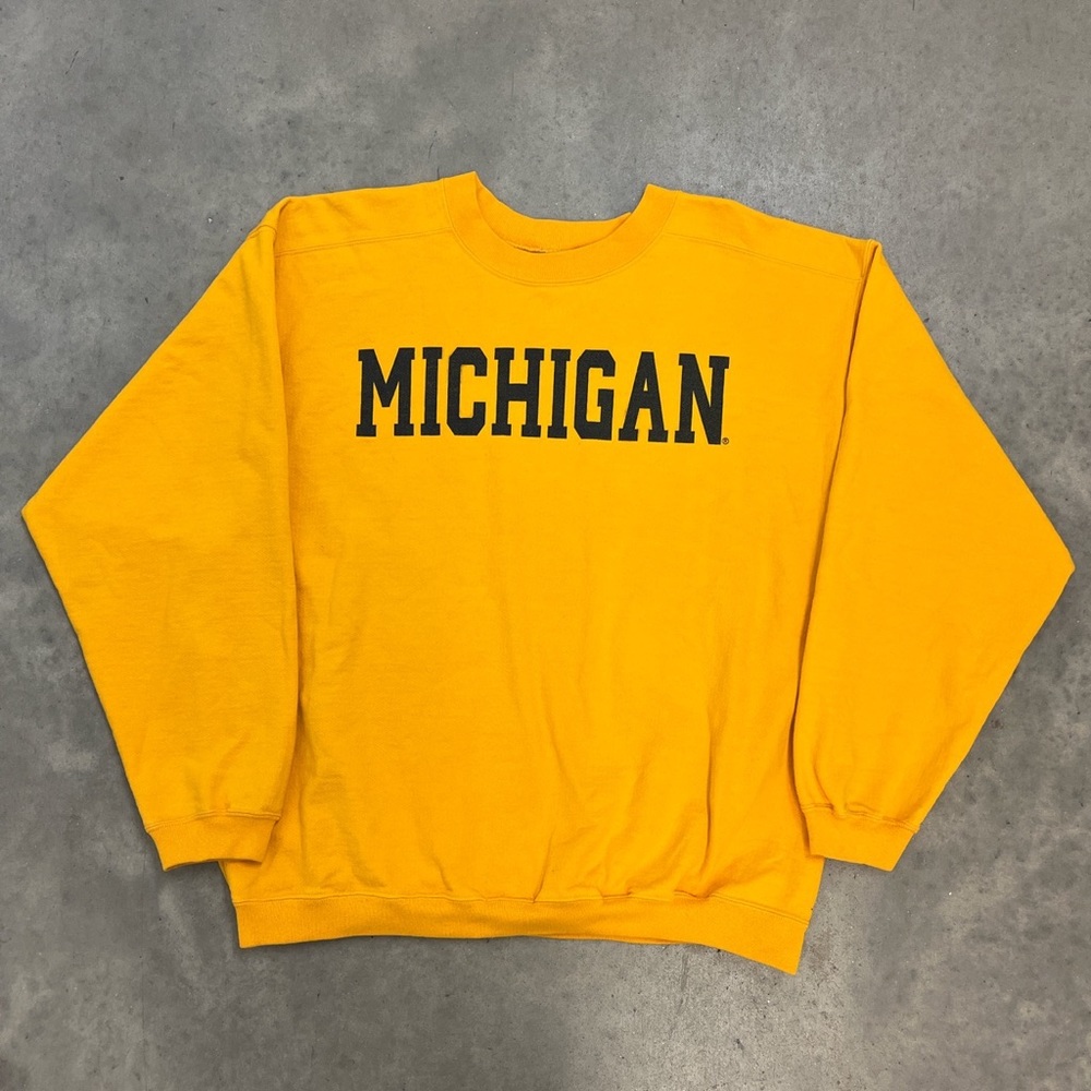 Vintage 80s/90s The Cotton Exchange Michigan University Reverse Weave Crewneck